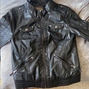 Faux Leather Biker jacket